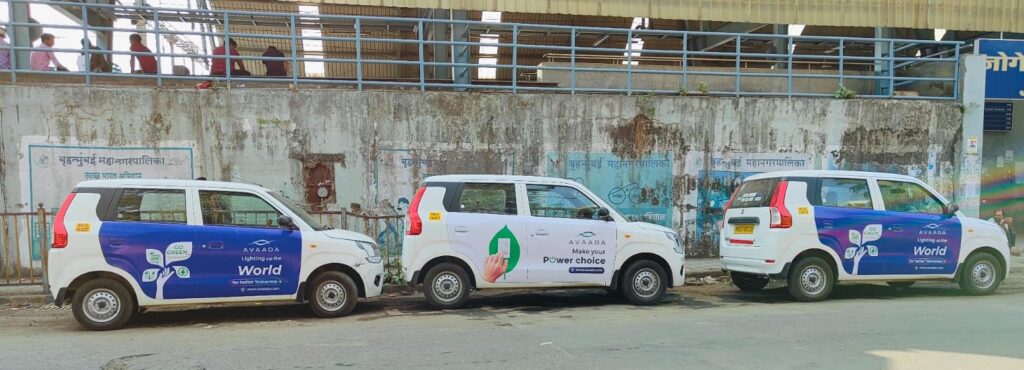 Cab Branding: High-impact mobile advertising with vibrant vinyl wraps showcasing brand logos, taglines, and eye-catching visuals on taxis. Perfect for enhancing visibility and reaching a diverse audience across urban areas. #CabBranding #MobileAdvertising #TransitMedia #BrandVisibility #OOHMarketing, contact for more information Gaggan Saini 9896313983, promos.sian@gmailcom, visit us at www.siangroup.in for more products and branding solutions, we also do Auto Branding, Bus Branding, Outdoor hoardings, advertising on metro station, metro train branding, metro branding and more